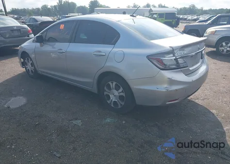 2013 Honda Civic Hybrid z USA, uszkodzony, nr VIN 19XFB4F23DE201571